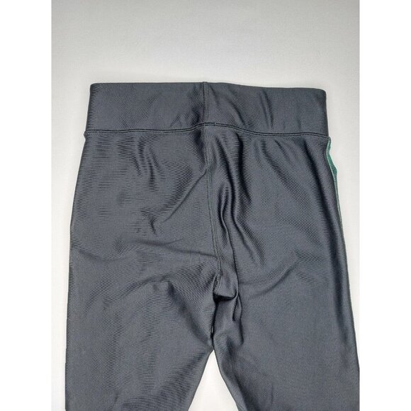 Under Armour Womens Small Heat Gear Black Compression Capri Leggings Black Green - Picture 9 of 11